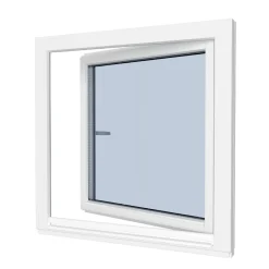 Seicom Classic DK 2K 2-lasinen kippi-ikkuna, puu, leveys 710-1100mm
