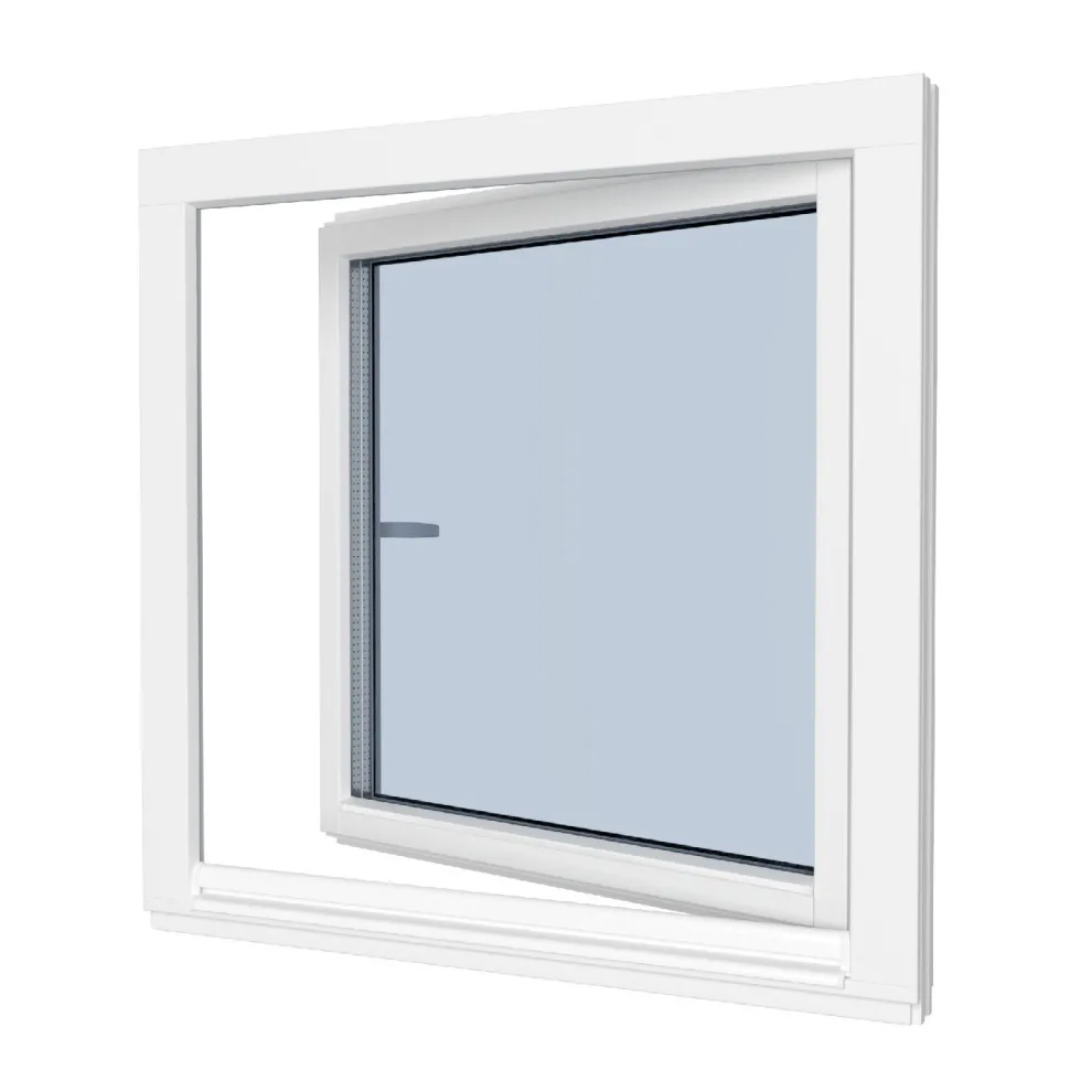 Seicom Classic DK 2K 2-lasinen kippi-ikkuna, puu, leveys 710-1100mm