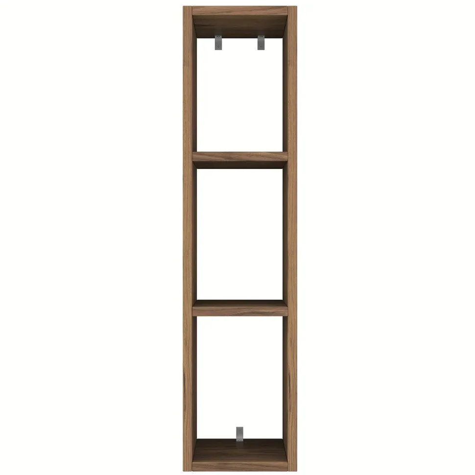 Seinähyllykkö Linento Furniture E3-224, 22.1x90cm, tummanruskea