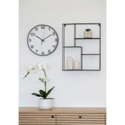 Seinäkello House Nordic Greenwich, ø35cm, hiljainen käynti, harmaa