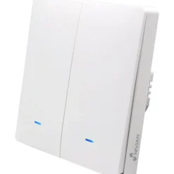 Seinäkytkin valoille Celetron Nivian Smart, 2-osainen, TUYA Smartlife Wifi/Wlan