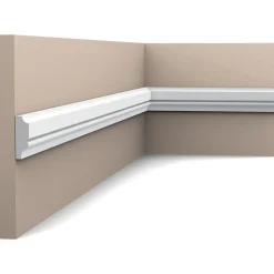 Seinälista Orac Decor PX116 10x31x2000 mm polystyreeni valkoinen