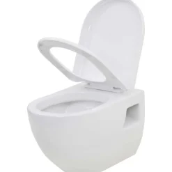 Seinään kiinnitettävä WC ja piilotettu säiliö keramia