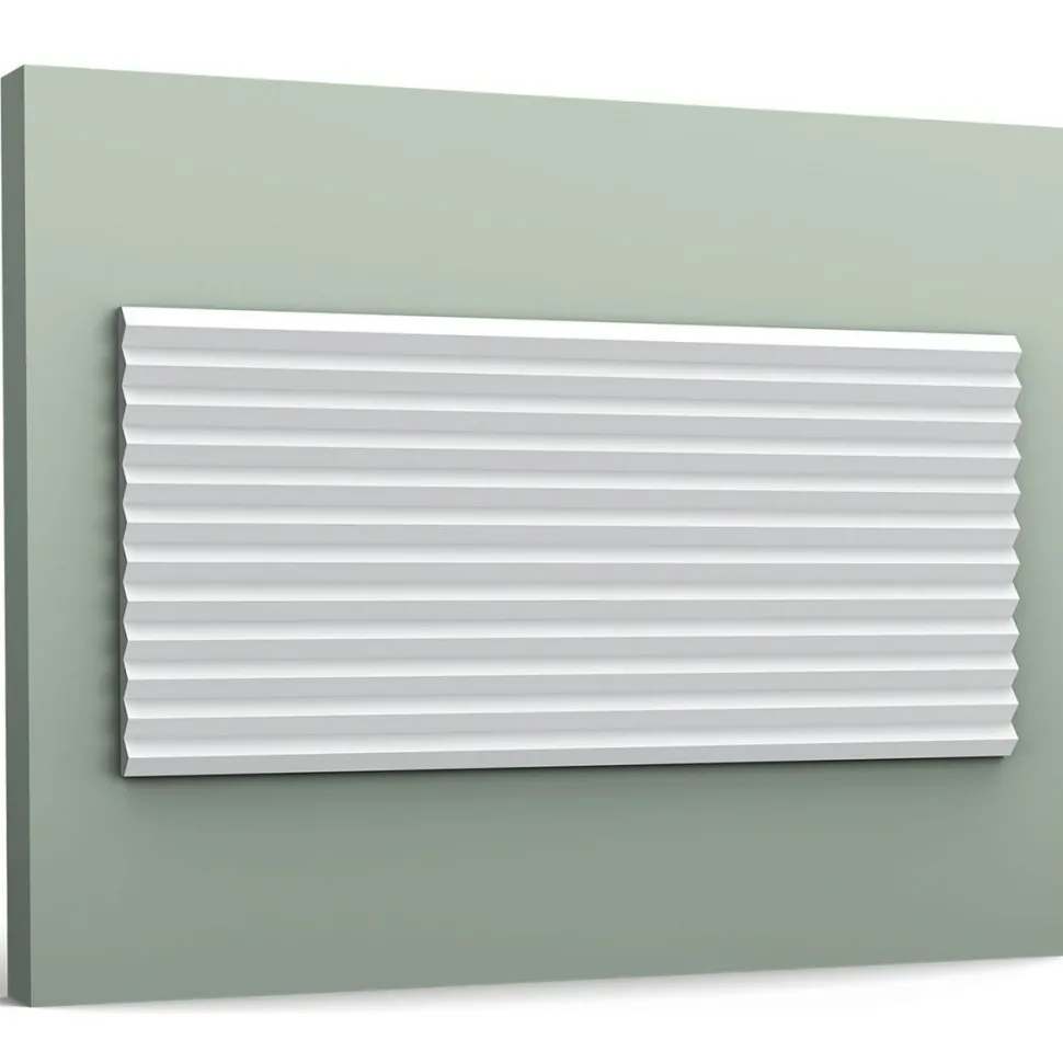 Seinäpaneeli Orac Decor W108 18x250x2000 mm polyuretaani valkoinen