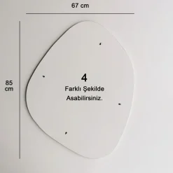 Seinäpeili Linento Furniture Soho musta