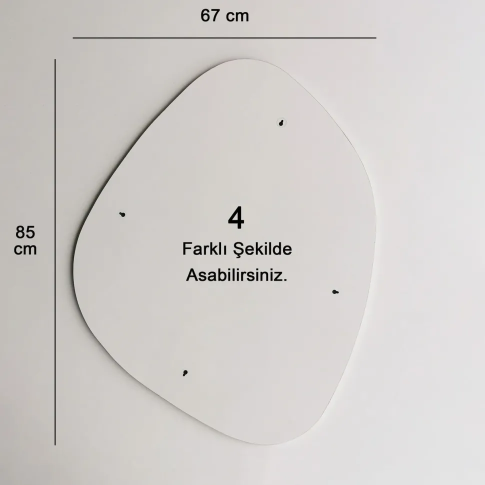 Seinäpeili Linento Furniture Soho musta