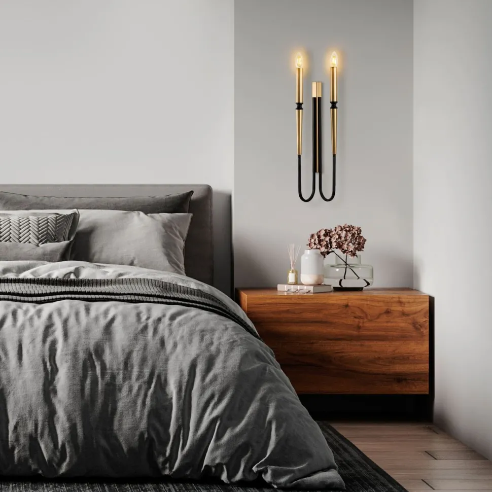 Seinävalaisin Linento Lighting Lumi, musta