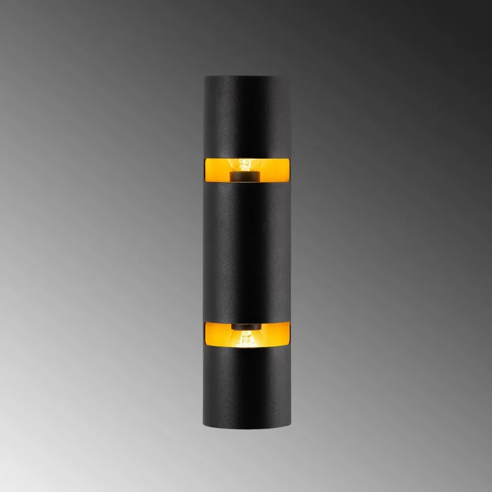 Seinävalaisin Linento Lighting Luxora, musta