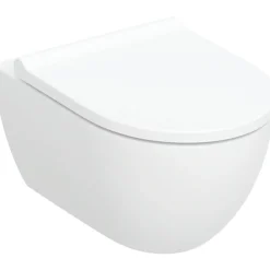 Seinä-WC-istuin Geberit Acanto Turboflush, Soft close -kannella, valkoinen