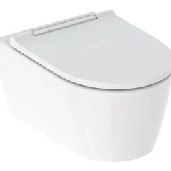 Seinä-WC-istuin Geberit ONE Turboflush, valkoinen Design-kansi