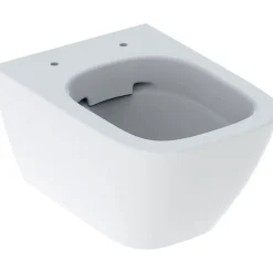 Seinä WC-istuin Geberit Smyle Square, ilman kantta, valkoinen