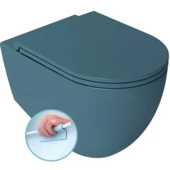 Seinä-WC-istuin Interia Infinity Rimless, huuhtelukaulukseton, matta, eri värejä