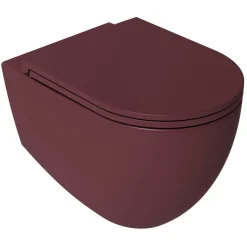 Seinä-WC-istuin Interia Infinity Rimless, huuhtelukaulukseton, matta, eri värejä