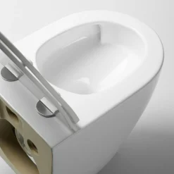 Seinä-WC-istuin Interia Pacho Rimless, soft-close -kannella, eri värejä