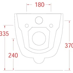 Seinä-WC-istuin Lavabo File 2.0, huuhtelukaulukseton, valkoinen