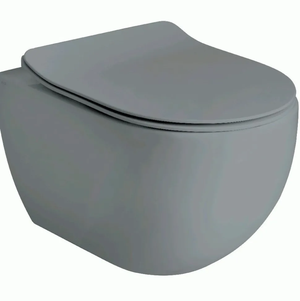 Seinä-WC-istuin Lavabo Glomp, huuhtelukaulukseton, matta, eri värejä