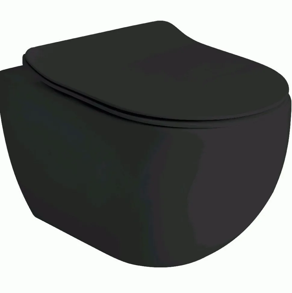 Seinä-WC-istuin Lavabo Glomp, huuhtelukaulukseton, matta, eri värejä