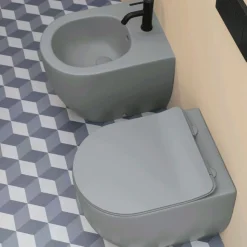 Seinä-WC-istuin Lavabo Glomp Mini, huuhtelukaulukseton, matta, eri värejä