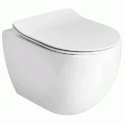 Seinä-WC-istuin Lavabo Glomp Mini, huuhtelukaulukseton, valkoinen