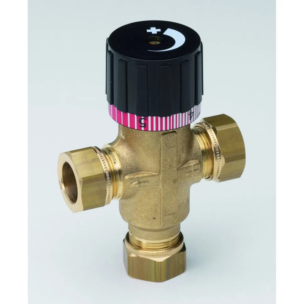 Sekoitusventtiili Oras 421015 DN15/Cu18 37-65°C