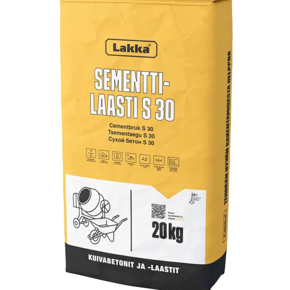 Sementtilaasti Lakka S 30, 20kg