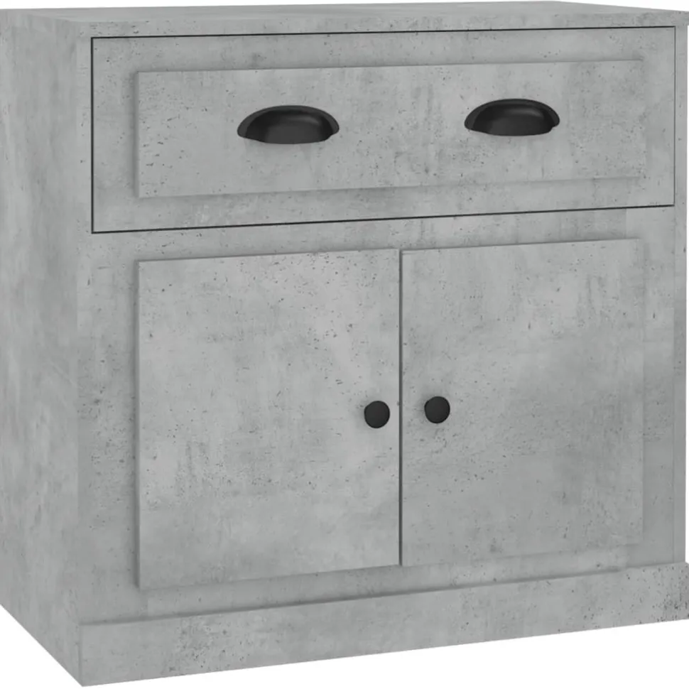 Senkki betoninharmaa 70x35,5x67,5 cm tekninen puu (16428)