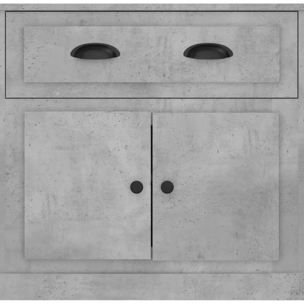 Senkki betoninharmaa 70x35,5x67,5 cm tekninen puu (16428)