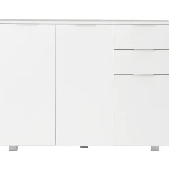 Senkki korkeakiilto valkoinen 107x35x80 cm