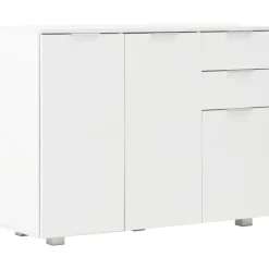 Senkki korkeakiilto valkoinen 107x35x80 cm