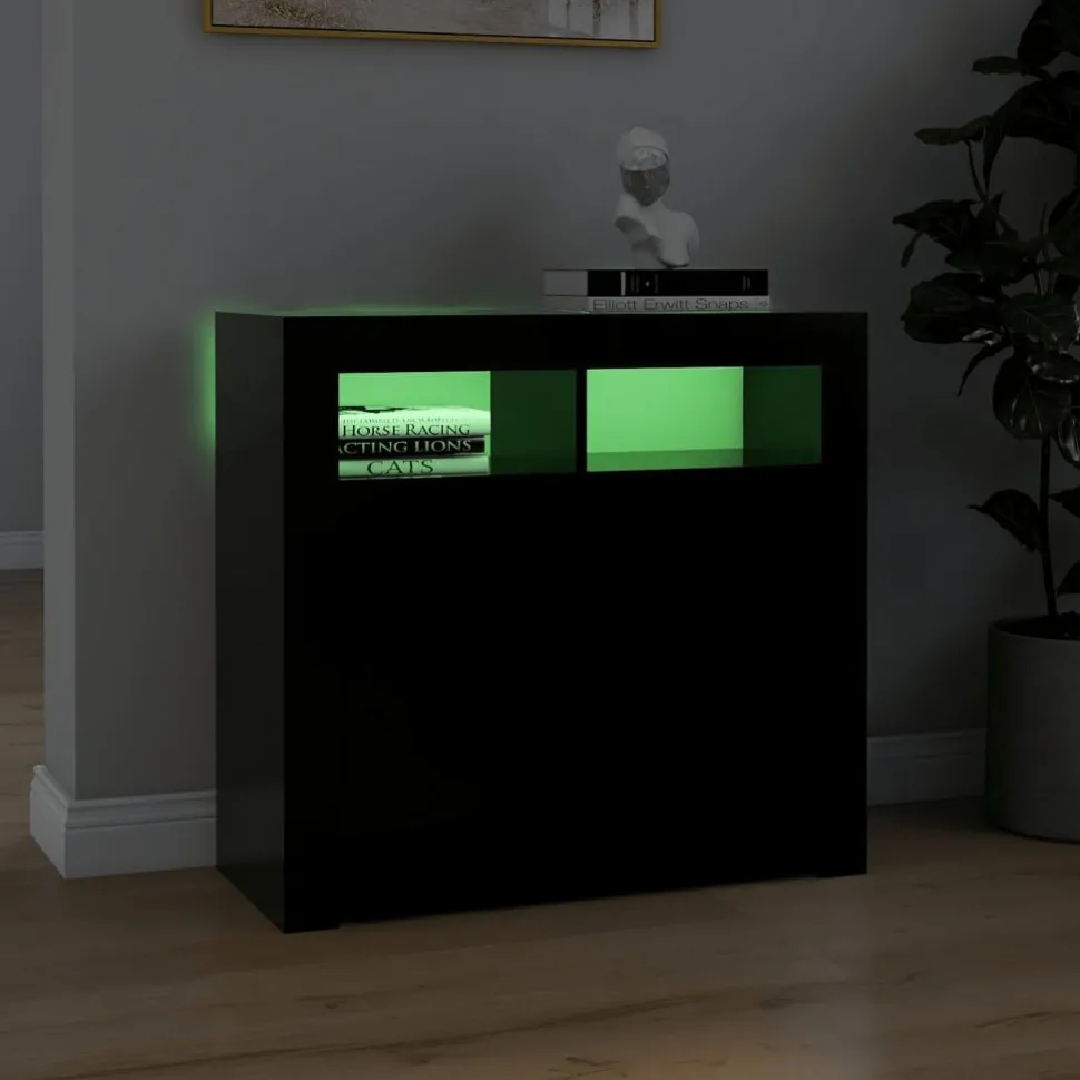 Senkki LED-valoilla, eri kokoja ja värejä