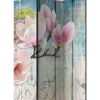 Sermi Artgeist Pink Flowers on Wood 135x172cm