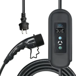 Sähköauton latauslaite Motorwerk EV, Type2, 1-vaihe, 16A, 3.7kW, 8m kaapeli