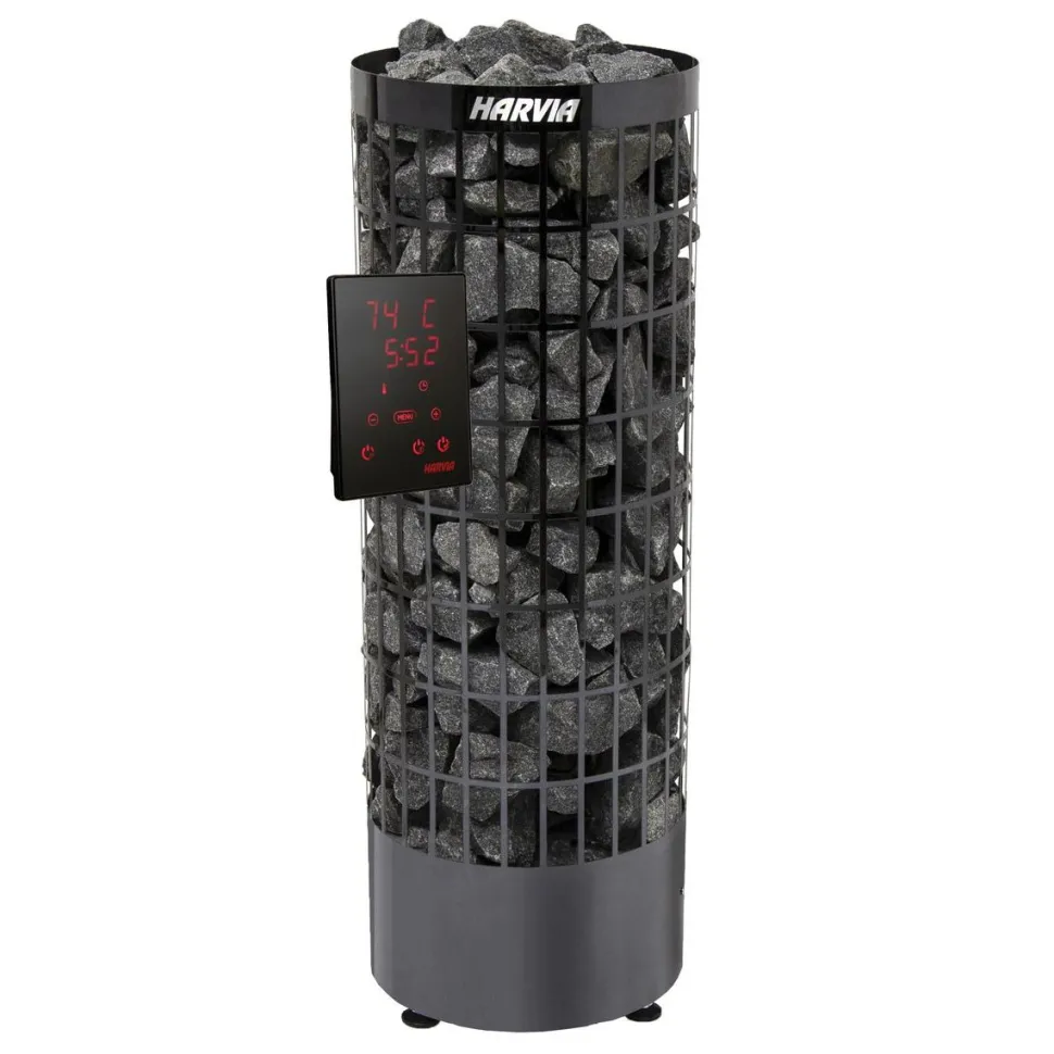 Sähkökiuas Harvia Cilindro Xenio PC70XE Black Steel 7 kW 6-10 m³ erillinen ohjaus