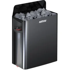 Sähkökiuas Harvia The Wall SW60 Black Steel 6 kW 5-8 m³ kiinteä ohjaus
