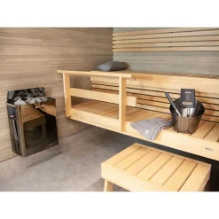 Sähkökiuas Harvia The Wall SW60 Black Steel 6 kW 5-8 m³ kiinteä ohjaus
