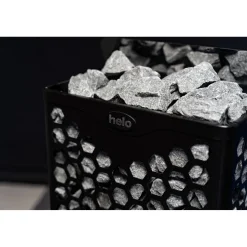 Sähkökiuas Helo Hanko 80 STJ 8 kW 8-12 m³ kiinteä ohjaus musta
