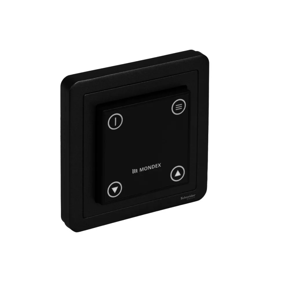 Sähkökiuas Mondex Aura E2 6,6 kW 6-9 m³ erillinen ohjaus musta
