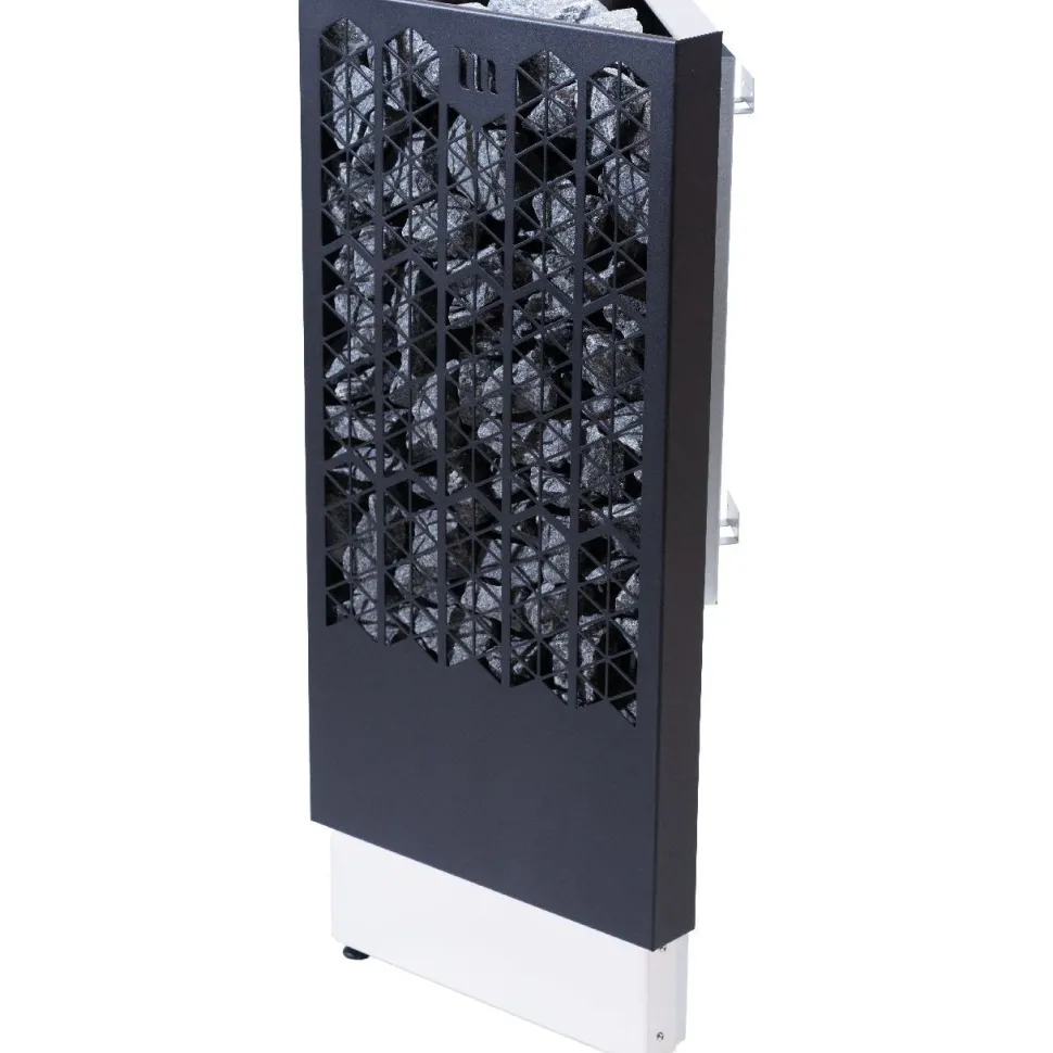 Sähkökiuas Mondex Aura E2 6,6 kW 6-9 m³ erillinen ohjaus musta