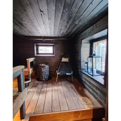 Sähkökiuas Mondex Tahko M 9,0 kW 8-15 m³ kiinteä ohjaus musta
