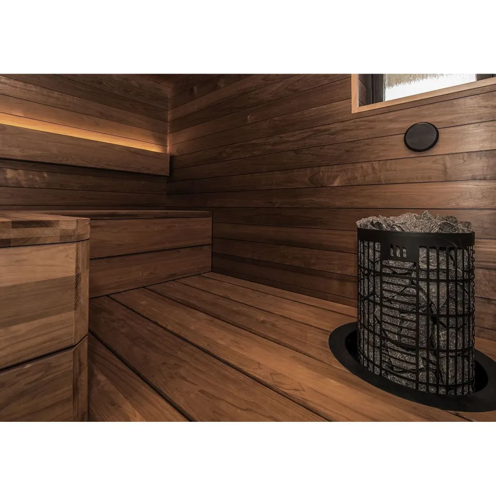 Sähkökiuas Mondex Tahko M 9,0 kW 8-15 m³ kiinteä ohjaus musta