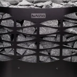 Sähkökiuas Narvi NS 9 kW 8-14 m³ kiinteä ohjaus eri värejä