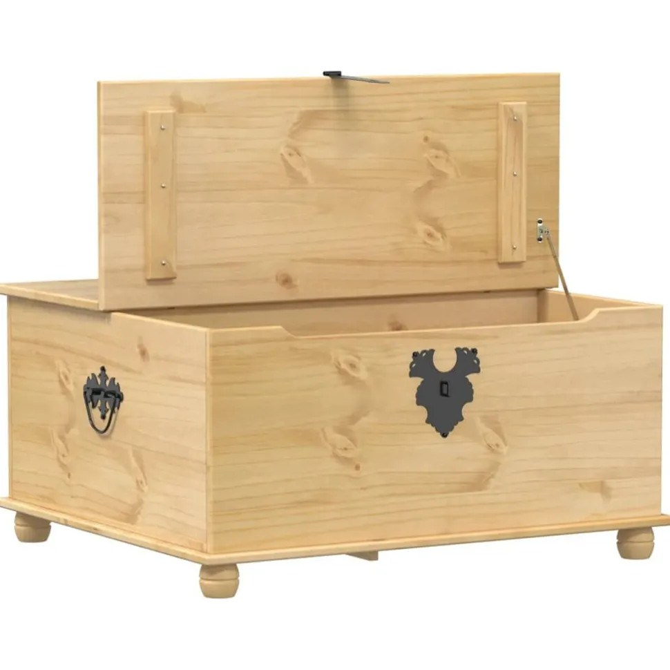 Säilytyslaatikko Corona 90x78x45 cm täysi mänty (02770)