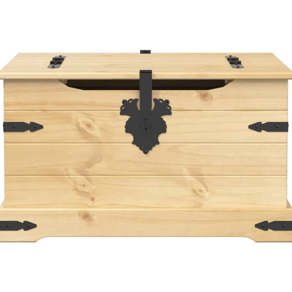 Säilytyslaatikko Corona 78x78x45 cm täysi mänty (02771)
