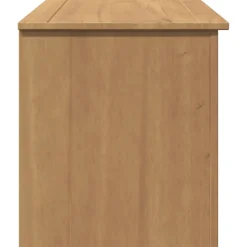 Säilytyslaatikko kannella Panama 79x42x46 cm täysi mänty (16387)