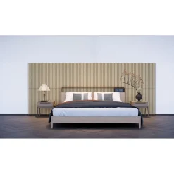 Sisustuslevy/akustiikkalevy Evella Slim Line Easy 60, 9x594x600mm, tammiviilu, tarrakiinnitteinen
