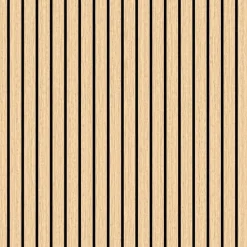 Sisustuslevy/akustiikkalevy Evella Slim Line Easy 60, 9x594x600mm, tammiviilu, tarrakiinnitteinen