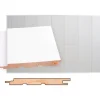Sisustuspaneeli Maler STS-3 PN 14x145x2100mm Sj mänty ympäripontattu maalattu valkoinen