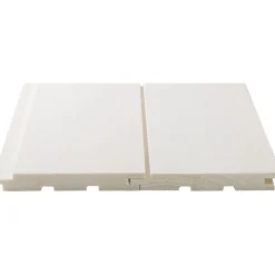 Sisustus-/saunapaneeli Siparila Kuulas Höyry, 15x120x3000 mm haapa STS kuultava valkoinen