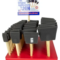 Sivellinsetti Jen Poly-Brush 12x25/50/75/100 mm 48 sivellintä + teline