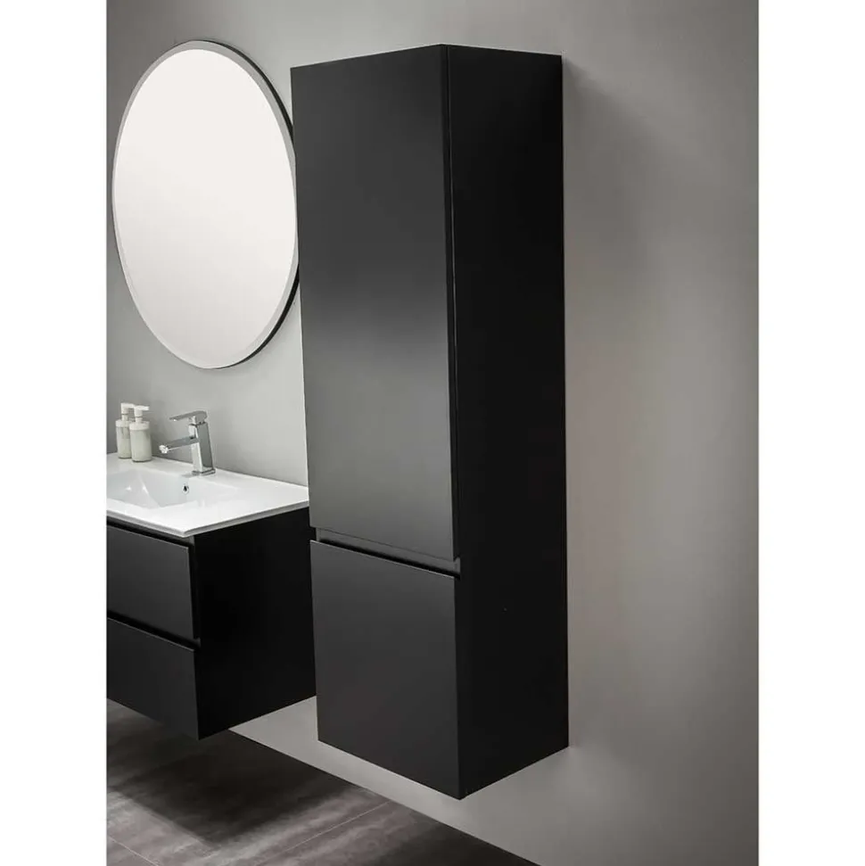 Sivukaappi Bathlife Eufori 450x1500x350mm musta